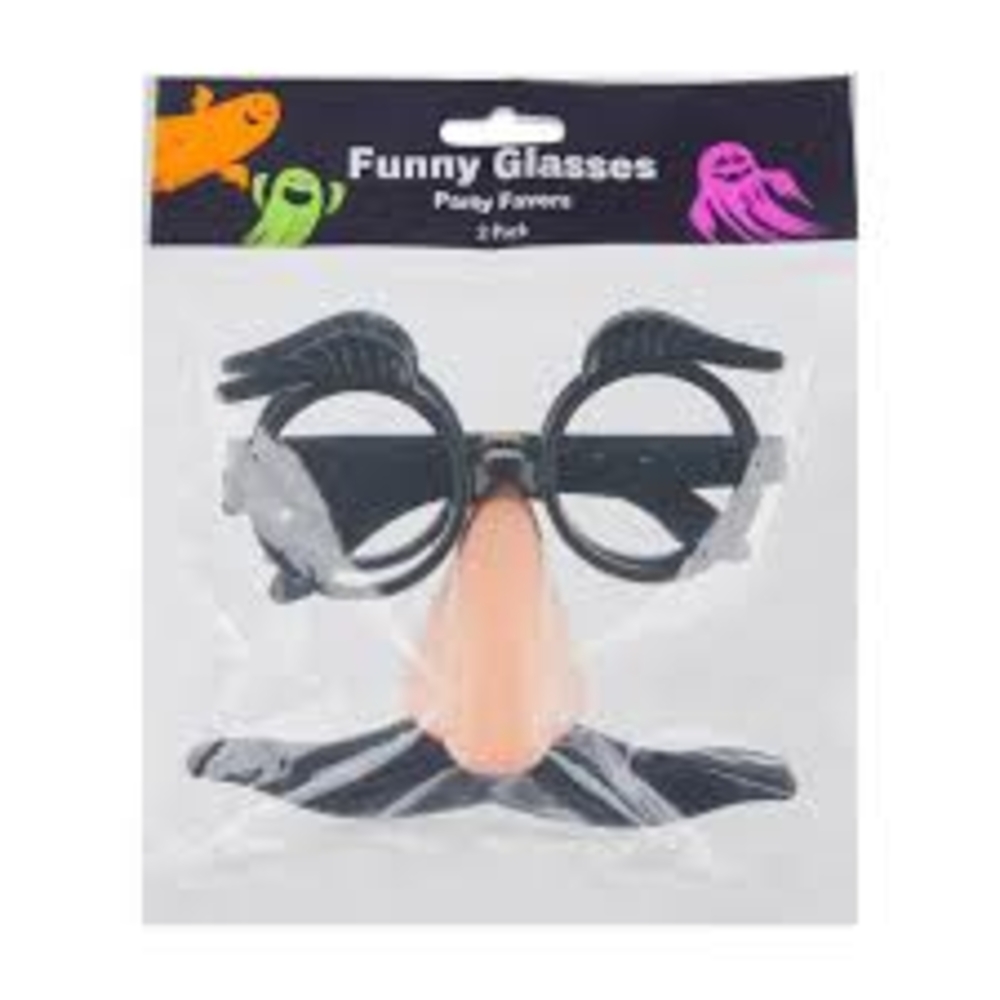 Funny Glasses with Nose and Mustache 2ct
